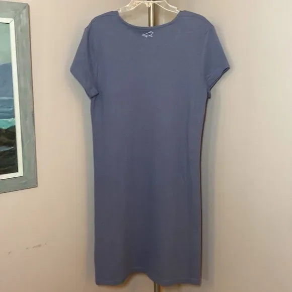 Horny Toad Women's Gray Super Soft Stretchy Short Sleeve Crewneck T-Shirt Dress - Picture 7 of 13